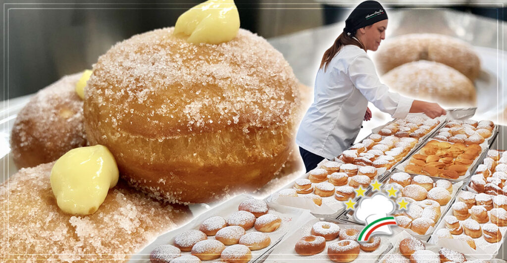 Corso di Pasticceria a Pisa: classiche da colazione, bomboloni.
