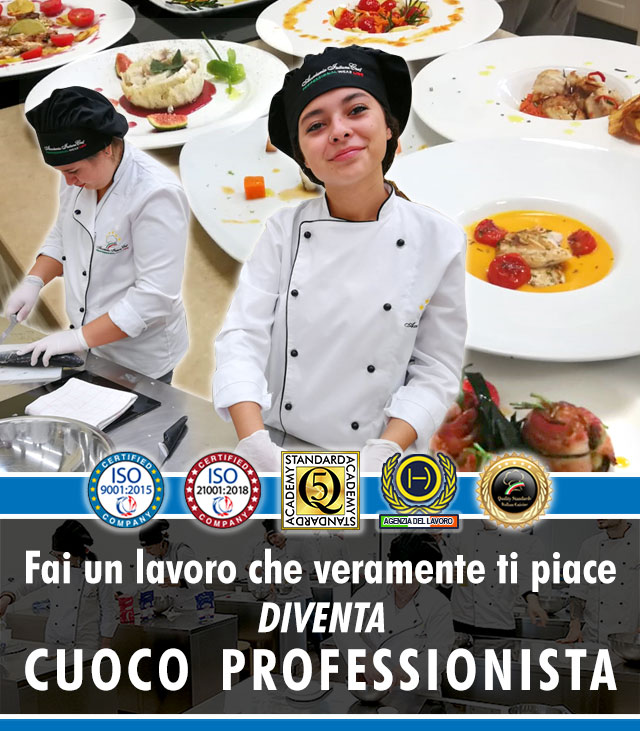 Scuola di Cucina a Milano: Corso di Cuoco Professionista.
