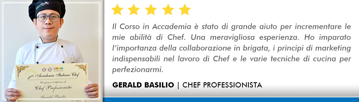 Corso Chef Opinioni - Basilio