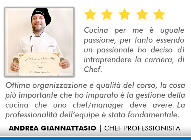 Corso Chef Opinioni - Giannattasio