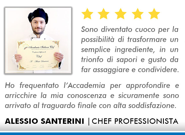 Corso Chef Opinioni - Santerini
