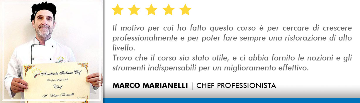 Corso Chef Opinioni -Marianelli